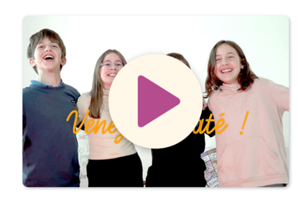 Une vidéo pour inviter les enfants au caté