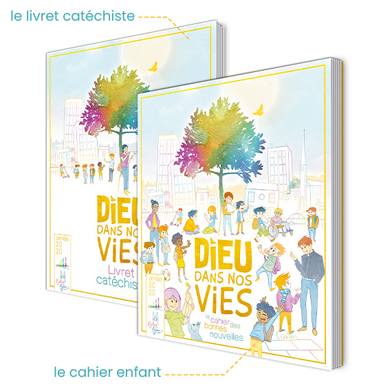 Le support Vivre de l'eucharistie de la collection Dieu dans nos vies accompagne les enfants vers la première communion.